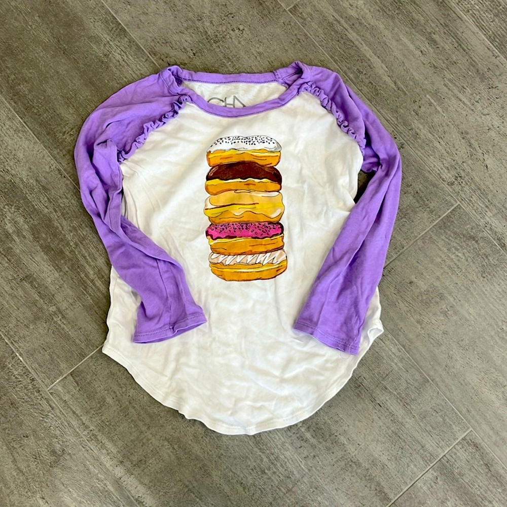 Chaser girls baseball style long sleeve tee